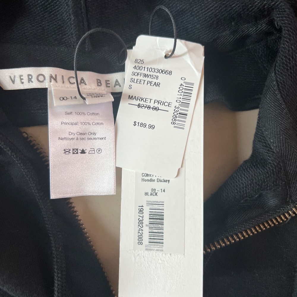 2810 Veronica Beard Faustine Dickey Jacket & Black Hoodie Dickey size 2 - Picture 7 of 16